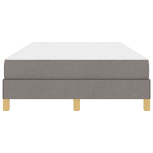 Κρεβάτι με ελατήρια με στρώμα Taupe 120 x 200 cm ύφασμα - Pakobazaar