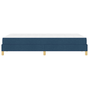 Κρεβάτι με ελατήρια με στρώμα Μπλε 120 x 200 cm ύφασμα