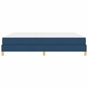 Κρεβάτι με ελατήρια με στρώμα Μπλε 180 x 200 cm ύφασμα - Pakobazaar