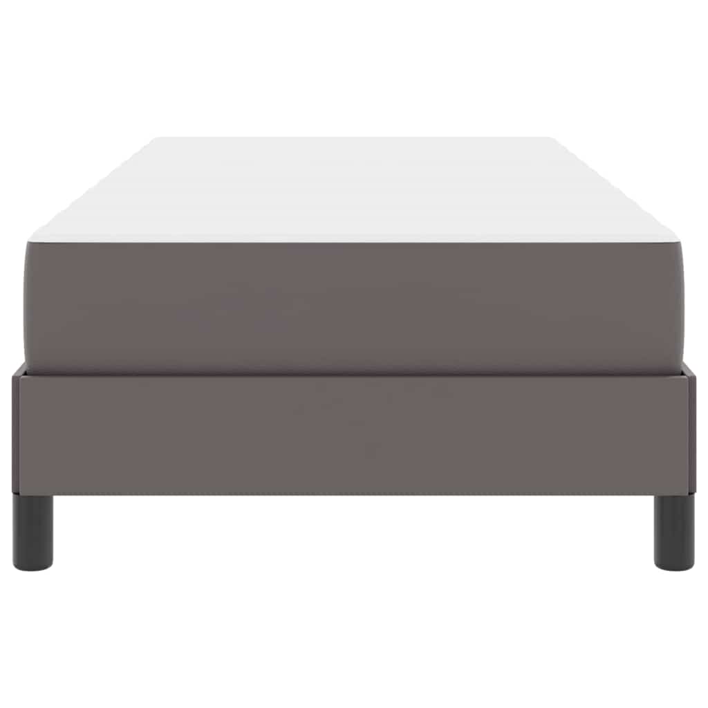Σκελετός Κρεβατιού με στρώμα Γκρι 100 x 200 cm ύφασμα - Pakobazaar