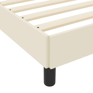 Σκελετός Κρεβατιού με στρώμα Κρεμ 120 x 200 cm ύφασμα - Pakobazaar