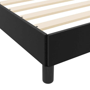 Σκελετός Κρεβατιού με στρώμα Μαύρο 140 x 190 cm ύφασμα - Pakobazaar