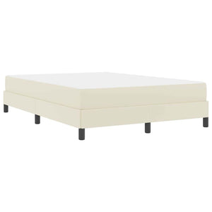 Σκελετός Κρεβατιού με στρώμα Κρεμ 140 x 190 cm ύφασμα - Pakobazaar