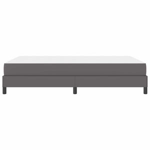 Σκελετός Κρεβατιού με στρώμα Γκρι 140 x 190 cm ύφασμα - Pakobazaar