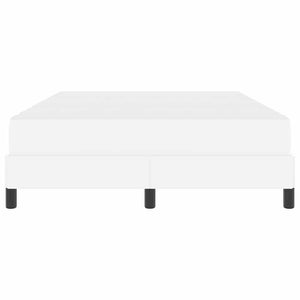 Σκελετός Κρεβατιού με στρώμα Καθαρό Λευκό 140 x 200 cm ύφασμα