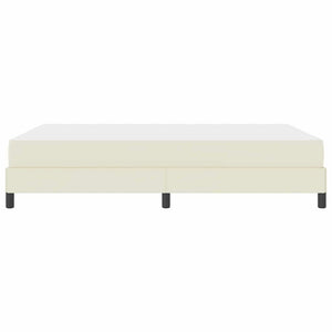 Σκελετός Κρεβατιού με στρώμα Κρεμ 160 x 200 cm ύφασμα - Pakobazaar