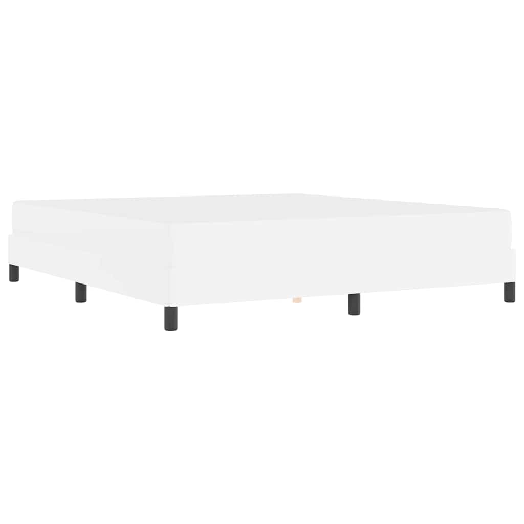 Σκελετός Κρεβατιού με στρώμα Καθαρό Λευκό 180 x 200 cm ύφασμα - Pakobazaar