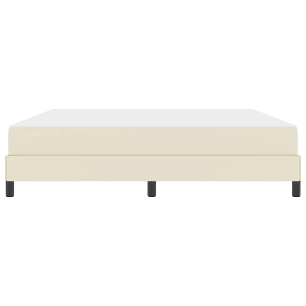 Σκελετός Κρεβατιού με στρώμα Κρεμ 180 x 200 cm ύφασμα - Pakobazaar