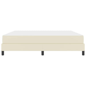 Σκελετός Κρεβατιού με στρώμα Κρεμ 180 x 200 cm ύφασμα - Pakobazaar