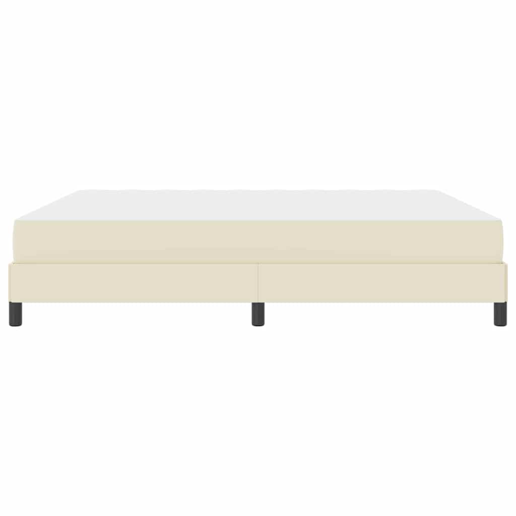 Σκελετός Κρεβατιού με στρώμα Κρεμ 180 x 200 cm ύφασμα - Pakobazaar