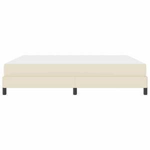 Σκελετός Κρεβατιού με στρώμα Κρεμ 180 x 200 cm ύφασμα - Pakobazaar