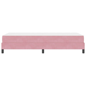 Κρεβάτι με ελατήρια με στρώμα Ροζ 80 x 220 cm ύφασμα