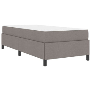 Κρεβάτι με ελατήρια Taupe 80 x 200 cm ύφασμα - Pakobazaar