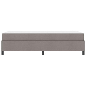 Κρεβάτι με ελατήρια Taupe 80 x 200 cm ύφασμα - Pakobazaar