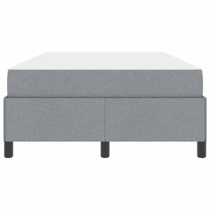 Κρεβάτι με ελατήρια Ανοιχτό γκρι 120 x 190 cm ύφασμα - Pakobazaar
