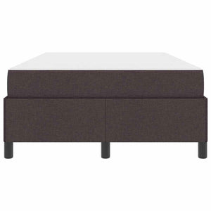 Κρεβάτι με ελατήρια Σκούρο Καφέ 120 x 190 cm ύφασμα - Pakobazaar