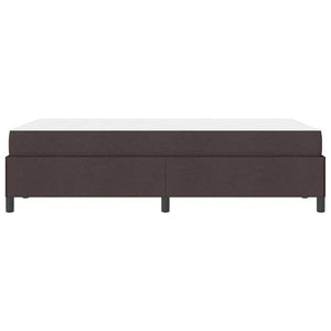 Κρεβάτι με ελατήρια Σκούρο Καφέ 120 x 190 cm ύφασμα - Pakobazaar