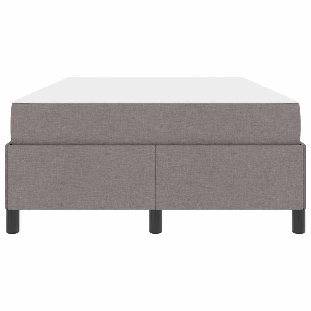 Κρεβάτι με ελατήρια Taupe 120 x 190 cm ύφασμα