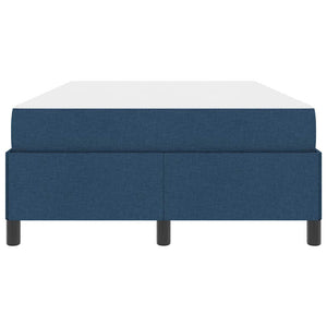 Κρεβάτι με ελατήρια Μπλε 120 x 190 cm ύφασμα - Pakobazaar