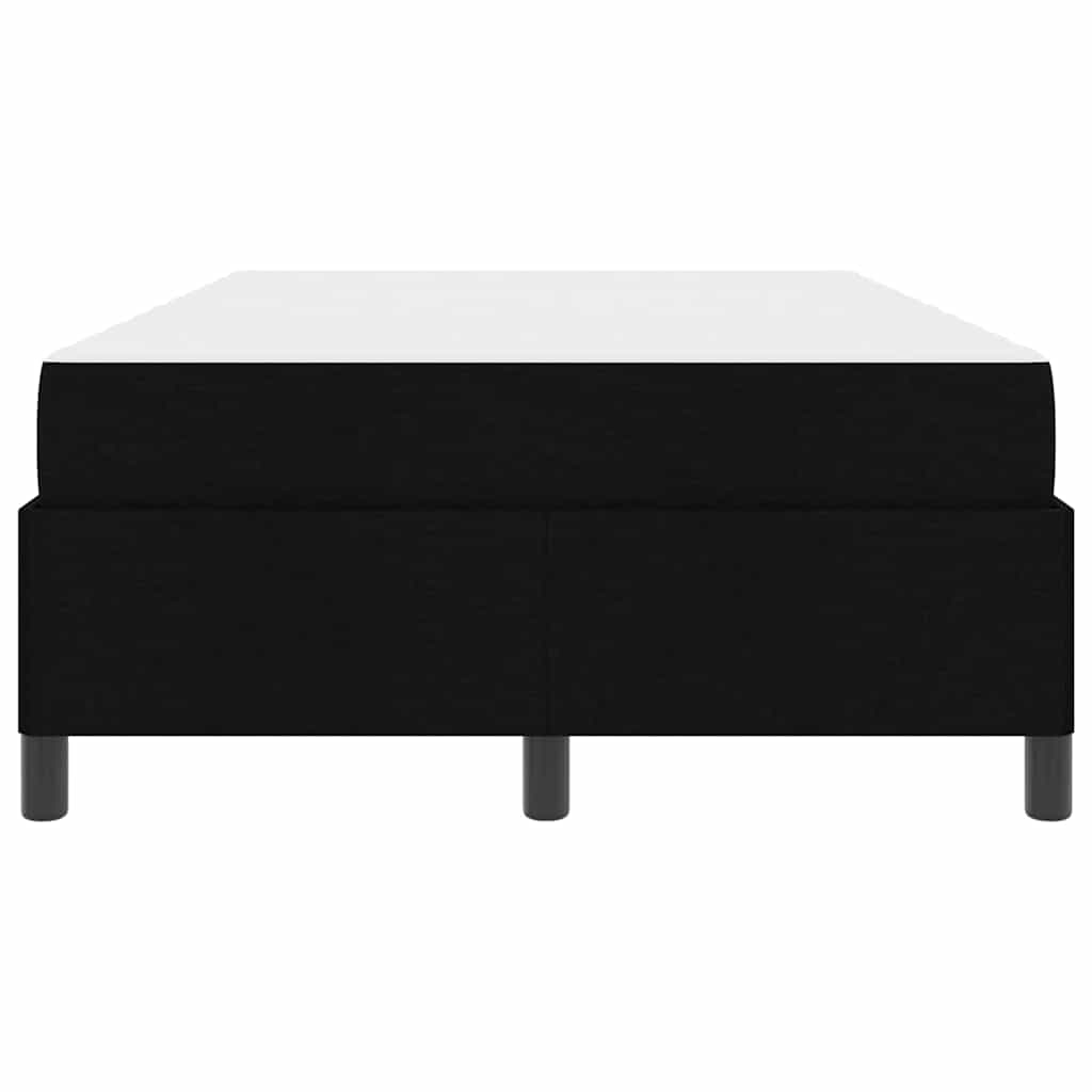 Κρεβάτι με ελατήρια Μαύρο 120 x 200 cm ύφασμα - Pakobazaar