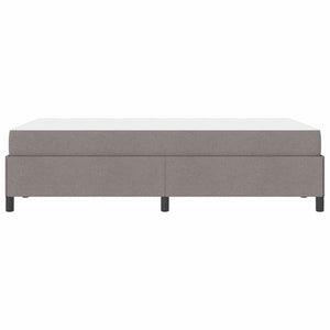 Κρεβάτι με ελατήρια Taupe 120 x 200 cm ύφασμα - Pakobazaar