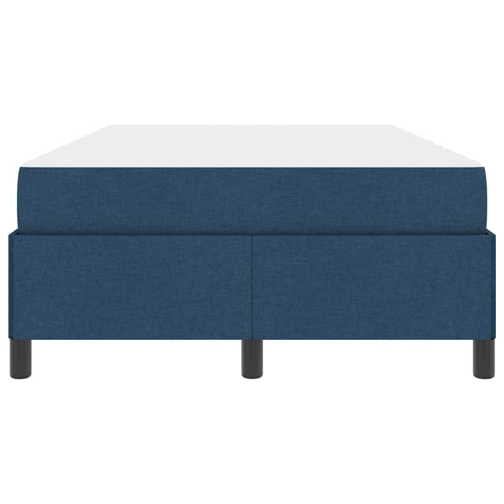 Κρεβάτι με ελατήρια Μπλε 120 x 200 cm ύφασμα - Pakobazaar