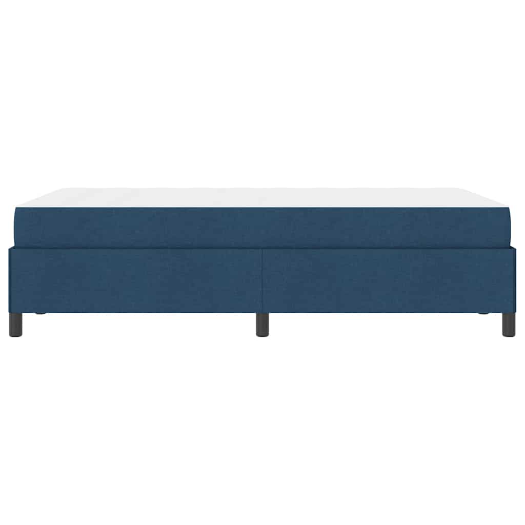 Κρεβάτι με ελατήρια Μπλε 120 x 200 cm ύφασμα - Pakobazaar
