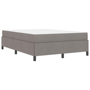 Κρεβάτι με ελατήρια Taupe 140 x 190 cm ύφασμα