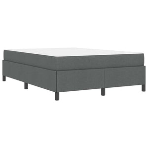 Κρεβάτι με ελατήρια Σκούρο Γκρι 140 x 200 cm ύφασμα - Pakobazaar