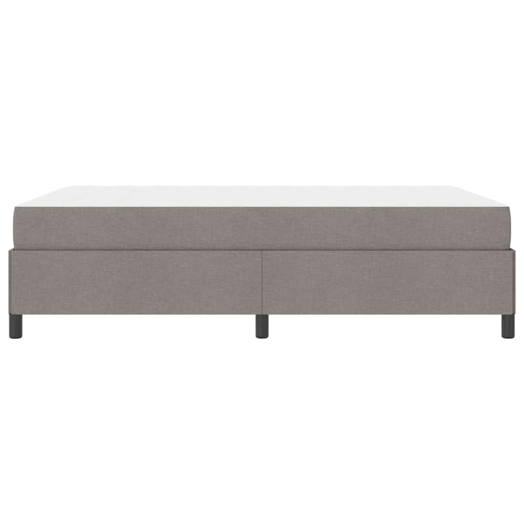 Κρεβάτι με ελατήρια Taupe 140 x 200 cm ύφασμα