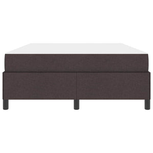 Κρεβάτι με ελατήρια Σκούρο Καφέ 160 x 200 cm ύφασμα - Pakobazaar