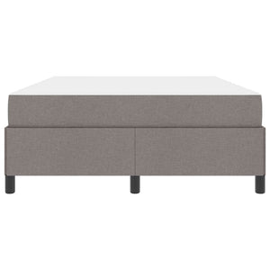 Κρεβάτι με ελατήρια Taupe 160 x 200 cm ύφασμα - Pakobazaar