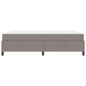 Κρεβάτι με ελατήρια Taupe 160 x 200 cm ύφασμα - Pakobazaar
