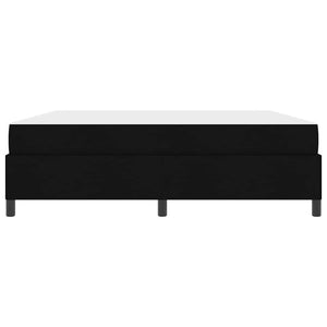 Κρεβάτι με ελατήρια Μαύρο 180 x 200 cm ύφασμα - Pakobazaar