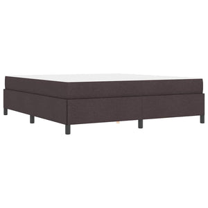 Κρεβάτι με ελατήρια Σκούρο Καφέ 180 x 200 cm ύφασμα - Pakobazaar
