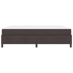 Κρεβάτι με ελατήρια Σκούρο Καφέ 180 x 200 cm ύφασμα - Pakobazaar