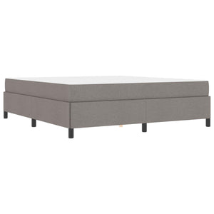 Κρεβάτι με ελατήρια Taupe 180 x 200 cm ύφασμα - Pakobazaar