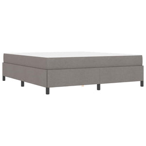 Κρεβάτι με ελατήρια Taupe 180 x 200 cm ύφασμα - Pakobazaar