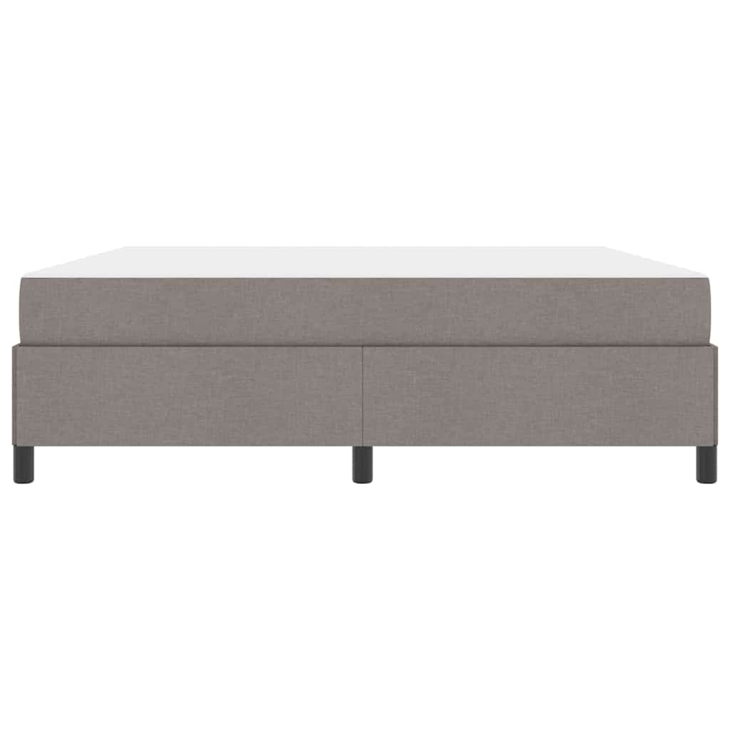 Κρεβάτι με ελατήρια Taupe 180 x 200 cm ύφασμα - Pakobazaar