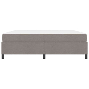 Κρεβάτι με ελατήρια Taupe 180 x 200 cm ύφασμα - Pakobazaar