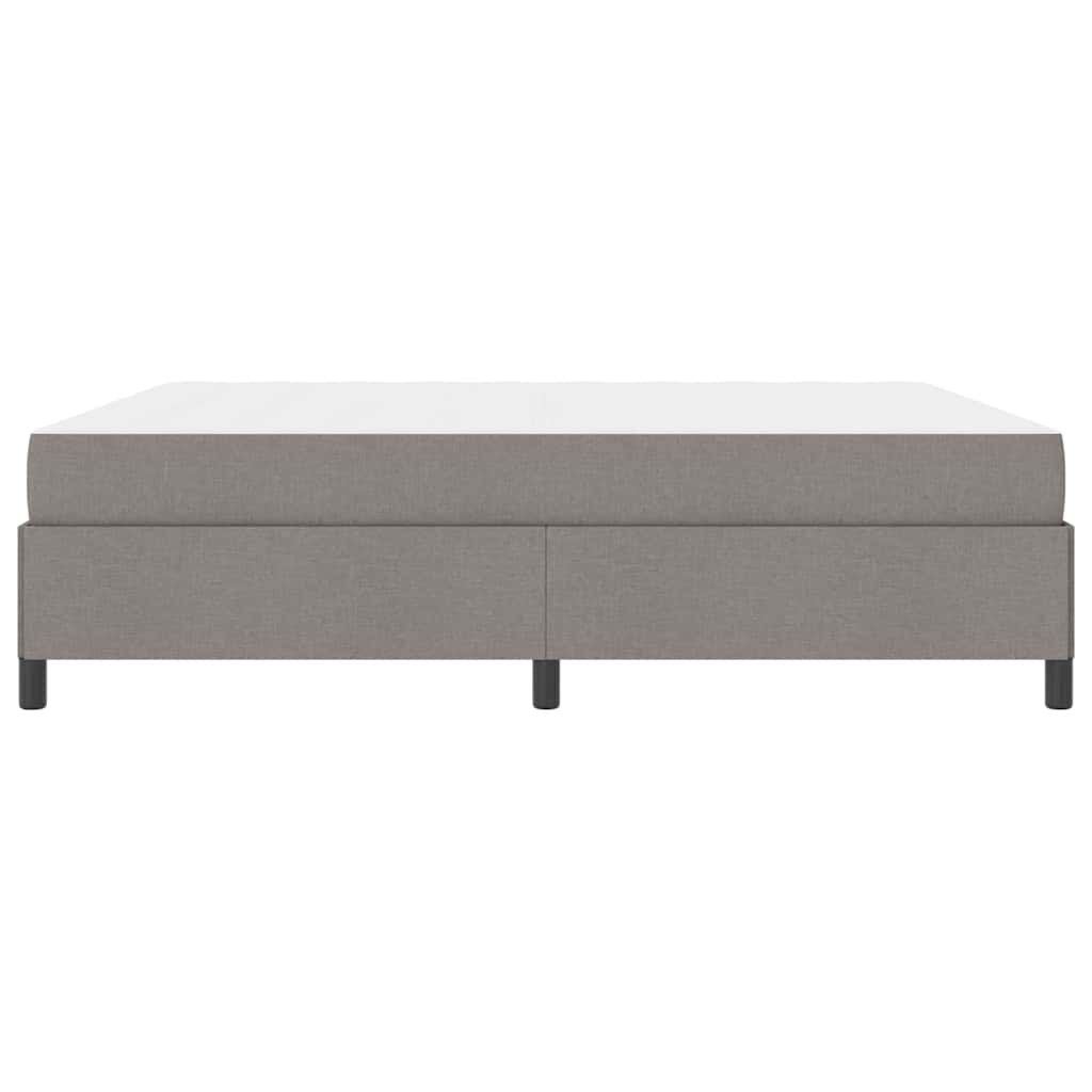 Κρεβάτι με ελατήρια Taupe 180 x 200 cm ύφασμα - Pakobazaar