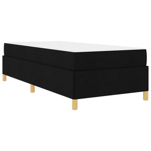 Σκελετός Κρεβατιού με στρώμα Μαύρο 90 x 190 cm ύφασμα - Pakobazaar