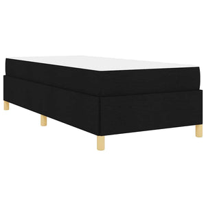 Σκελετός Κρεβατιού με στρώμα Μαύρο 90 x 190 cm ύφασμα - Pakobazaar