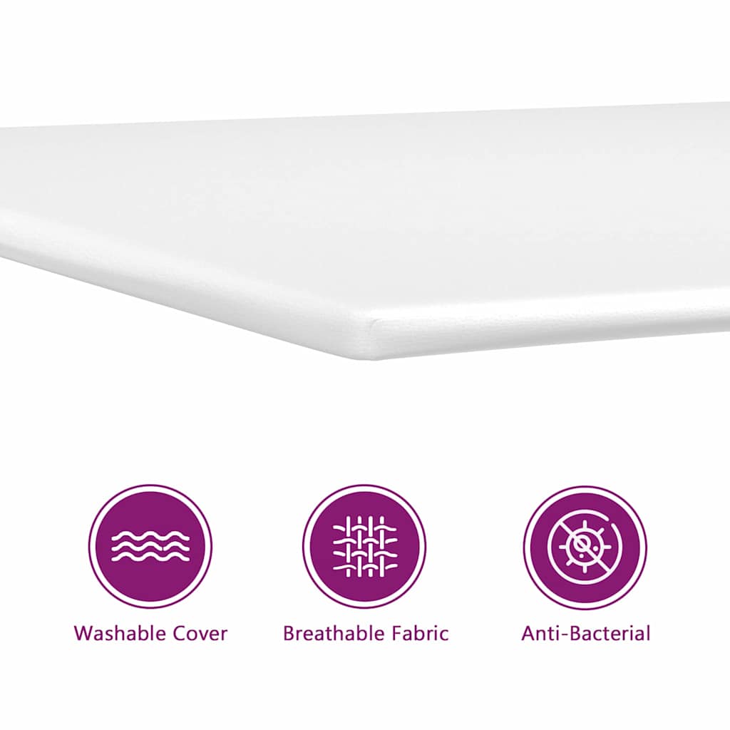 Κρεβάτι με ελατήρια Σκούρο Μπλε 200 x 200 cm Πολυεστέρας - Pakobazaar