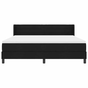 Κρεβάτι με ελατήρια με στρώμα Μαύρο 200 x 180 cm Πολυεστέρας - Pakobazaar