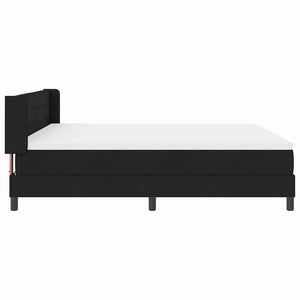 Κρεβάτι με ελατήρια με στρώμα Μαύρο 200 x 180 cm Πολυεστέρας - Pakobazaar