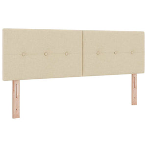 Κρεβάτι με ελατήρια με στρώμα Κρεμ 200 x 140 cm Πολυεστέρας - Pakobazaar