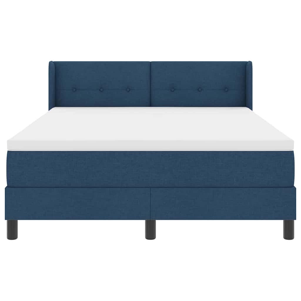 Κρεβάτι με ελατήρια Μπλε 200 x 160 εκατοστά Πολυεστέρας - Pakobazaar