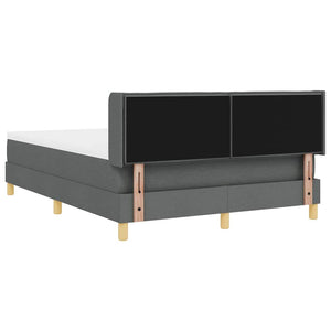 Κρεβάτι με ελατήρια Σκούρο Γκρι 200 x 160 εκατοστά Πολυεστέρας - Pakobazaar