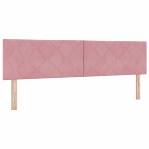 Κρεβάτι με ελατήρια με στρώμα Ροζ 200 x 180 cm Πολυεστέρας - Pakobazaar